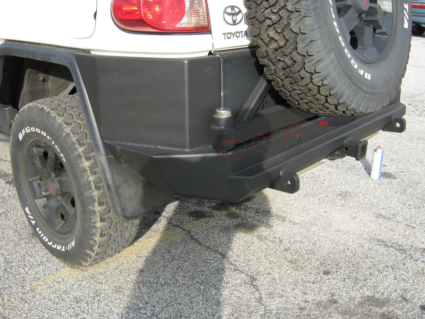 Toyota FJ CRUISER 2006-2022 Rear Bumper